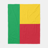 Benin flag fleecedecke (Vorderseite)