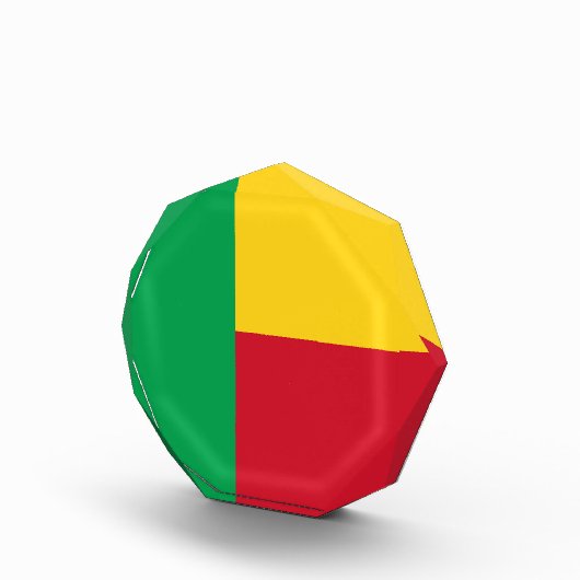 Benin flag fotoblock (Rechts)