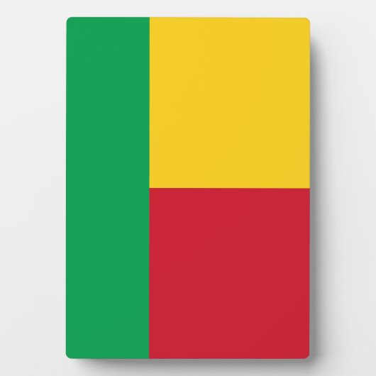 Benin flag fotoplatte (Vorderseite)