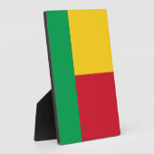 Benin flag fotoplatte (Seite)