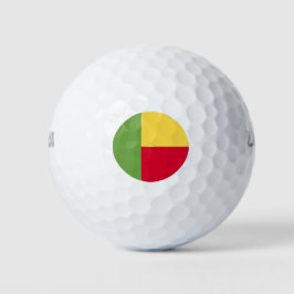 Benin Flag Golfball