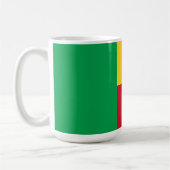 Benin flag kaffeetasse (Links)