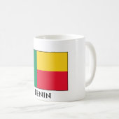 Benin Flag Kaffeetasse (VorderseiteRechts)