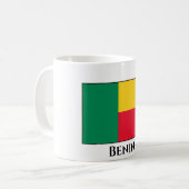 Benin Flag Kaffeetasse (Vorderseite Links)