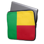 Benin flag laptopschutzhülle (Vorderseite Links)