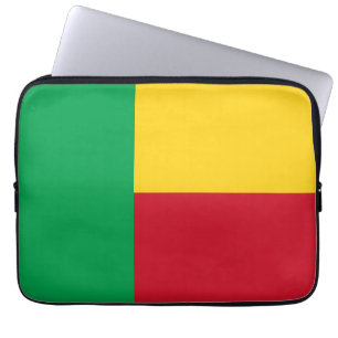 Benin flag laptopschutzhülle