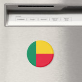 Benin Flag Magnet (In Situ (Geschirrspüler))