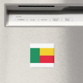 Benin Flag Magnet (In Situ (Geschirrspüler))