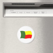 Benin Flag Magnet (In Situ (Geschirrspüler))