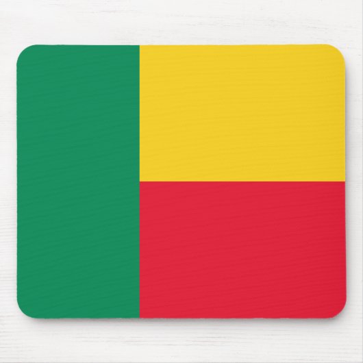 Benin Flag Mousepad (Vorne)