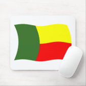 Benin Flag Mousepad (Mit Mouse)