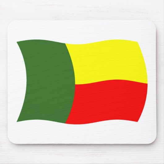 Benin Flag Mousepad (Vorne)