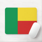 Benin Flag Mousepad (Mit Mouse)