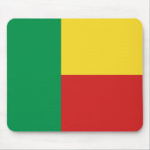 Benin Flag Mousepad (Vorne)