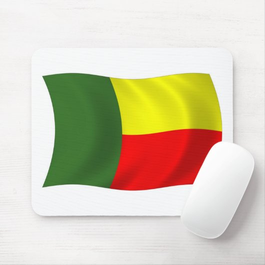 Benin Flag Mousepad (Mit Mouse)