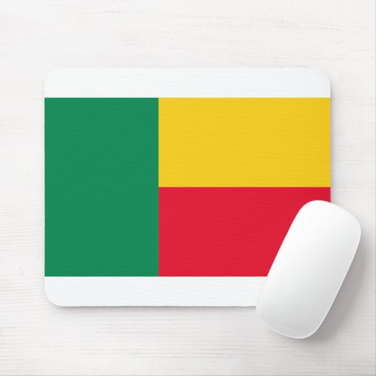 Benin Flag Mousepad (Mit Mouse)
