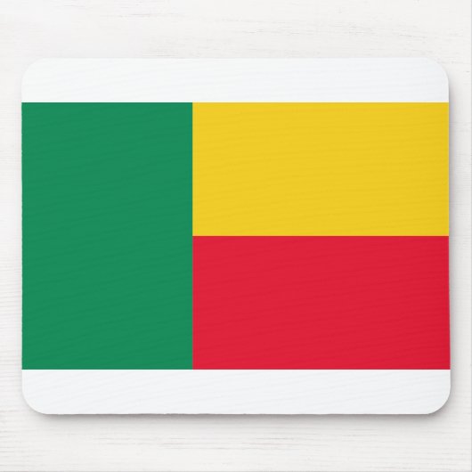 Benin Flag Mousepad (Vorne)