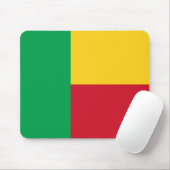 Benin flag mousepad (Mit Mouse)