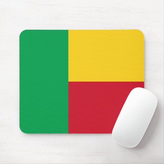 Benin flag mousepad (Mit Mouse)