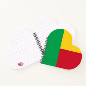Benin flag notizblock (Innenseite)