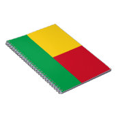 Benin flag notizblock (Rechte Seite)