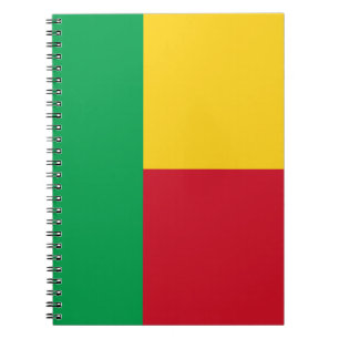Benin flag notizblock