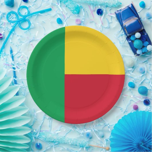Benin flag pappteller (Party)