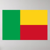 Benin flag poster (Vorne)
