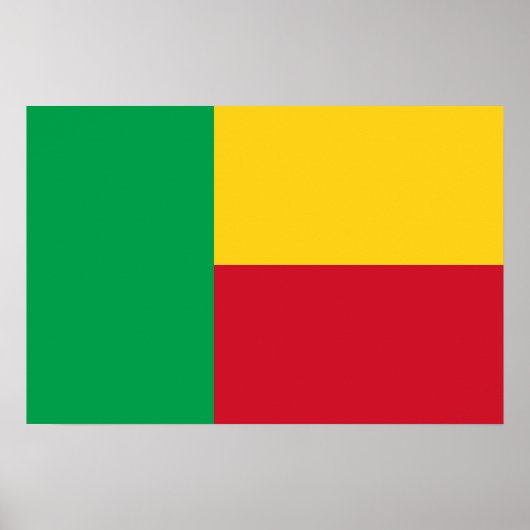 Benin flag poster (Vorne)