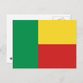 Benin Flag Postkarte (Vorne/Hinten)