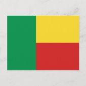 Benin Flag Postkarte (Vorderseite)