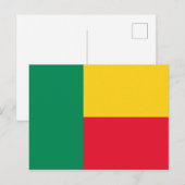 Benin Flag Postkarte (Vorne/Hinten)