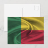 Benin Flag Postkarte (Vorne/Hinten)