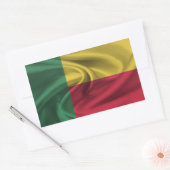 Benin Flag Rechteckiger Aufkleber (Umschlag)