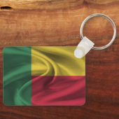 Benin Flag Schlüsselanhänger (Vorderseite)