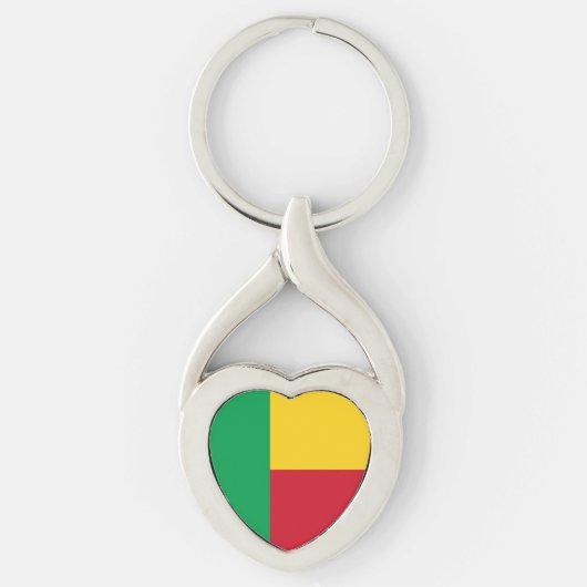 Benin flag schlüsselanhänger (Vorderseite)