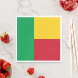 Benin flag serviette