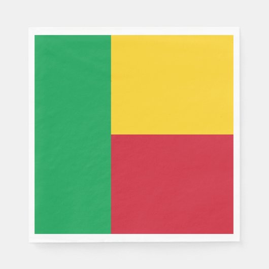 Benin flag serviette (Vorderseite)