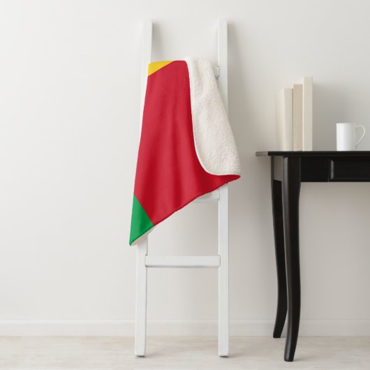 Benin flag sherpadecke (Beispiel)