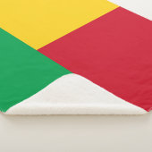 Benin flag sherpadecke (3/4)