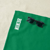 Benin Flag Splendid Patriotic Strandtuch (Beispiel)