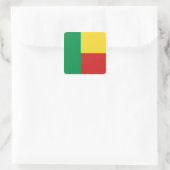 Benin Flag Sticker (Tasche)