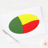 Benin Flag Sticker (Umschlag)