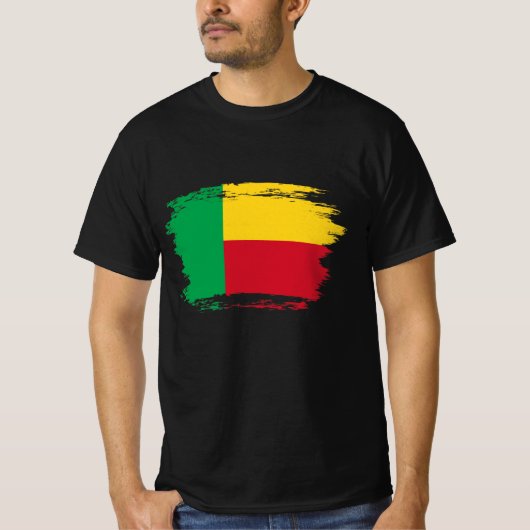 Benin flag T-Shirt (Vorderseite)