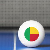 Benin flag tischtennisball (Netto)
