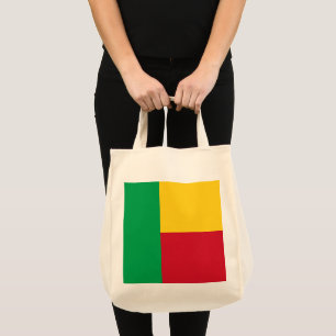 Benin flag tragetasche