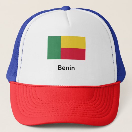 Benin Flag Truckerkappe (Vorderseite)