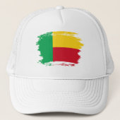 Benin flag truckerkappe (Vorderseite)