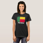 Benin Flag Unterstützung Beniner Menschen Männer T-Shirt (Vorne ganz)