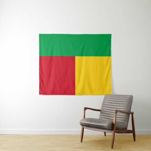 Benin flag wandteppich (Beispiel (Horizontal))